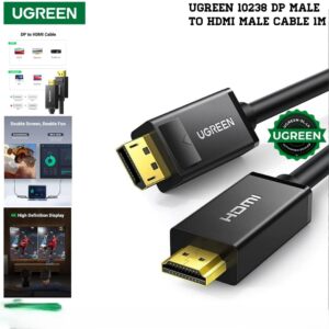 UGREEN 10238 | DisplayPort (DP) Male to HDMI Male Cable (1M)