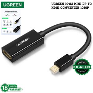 UGREEN 10461 Mini DP to HDMI Converter 1080P - 1 Year Warranty