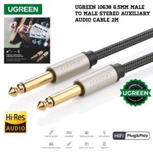 UGREEN 10638 (2M) & 10639 (3M) 6.5mm Male to Male Cable