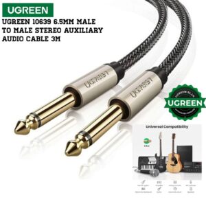 UGREEN 10639 6.5mm Male to Male Stereo Audio Cable (3M)