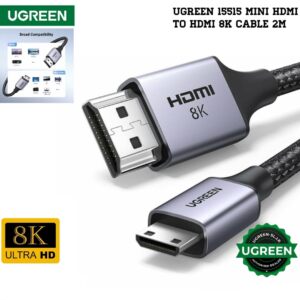 UGREEN 15515 Mini HDMI to HDMI 8K Cable (2M)
