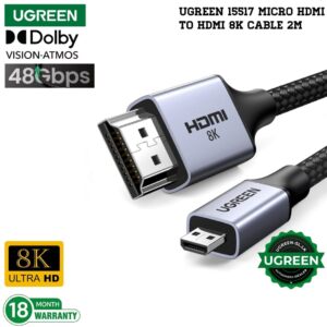 UGREEN 15517 8K Mini HDMI to HDMI Cable (1M)