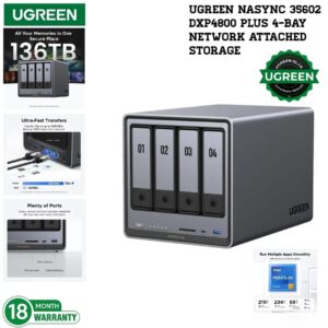 UGREEN NASync DXP4800 PLUS 4-Bay Network Attached Storage